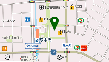ファンケル 仙台泉中央店の地図画像