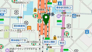 ファンケル 博多阪急店の地図画像