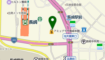 ファンケル アミュプラザ長崎店の地図画像