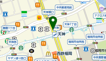 ファンケル 福岡天神地下街店の地図画像