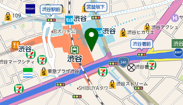 ファンケル 渋谷スクランブルスクエア  Q(プラスク)ビューティ店の地図画像