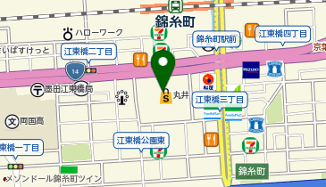 ファンケル 錦糸町マルイ店の地図画像