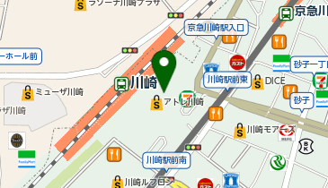 ファンケル アトレ川崎店の地図画像