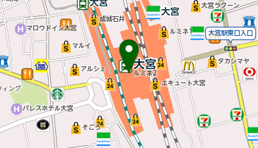 ファンケル ルミネ大宮店の地図画像