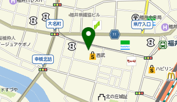 ファンケル 西武福井店の地図画像