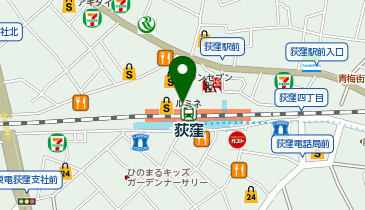 ファンケル ルミネ荻窪店の地図画像