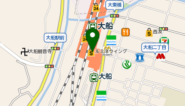ファンケル 大船ルミネウィング店の地図画像
