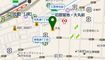 ファンケル 大丸神戸店の地図画像