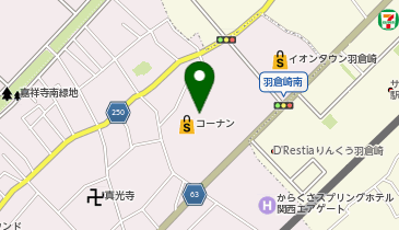 コーナンりんくう羽倉崎店の地図画像