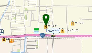 コーナン大和高田店の地図画像