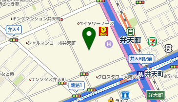 コーナン弁天町店の地図画像