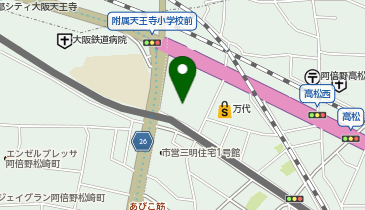 コーナン天王寺店の地図画像