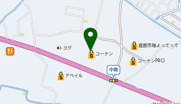 コーナン岩出店の地図画像