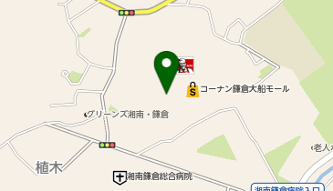 コーナン鎌倉大船店の地図画像