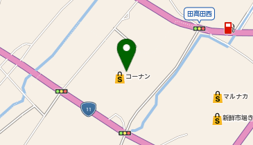 コーナン白鳥店の地図画像