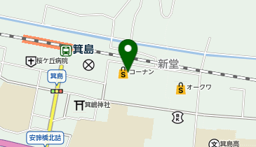 コーナン箕島店の地図画像