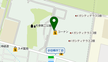 コーナン砂田橋店の地図画像