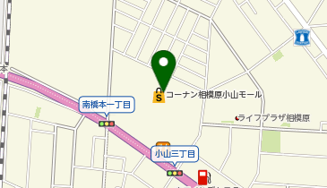 コーナン相模原小山店の地図画像