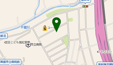 コーナン箕面萱野店の地図画像