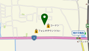 コーナン大和郡山筒井店の地図画像