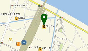 コーナン徳島住吉店の地図画像