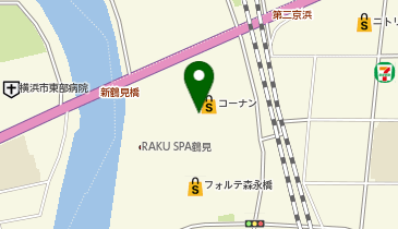 コーナン鶴見元宮店の地図画像