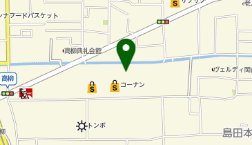 コーナン高柳店の地図画像