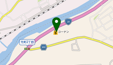 コーナン王寺店の地図画像