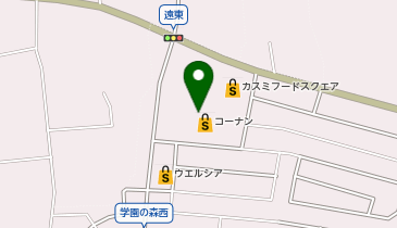 コーナンつくば学園の森店の地図画像