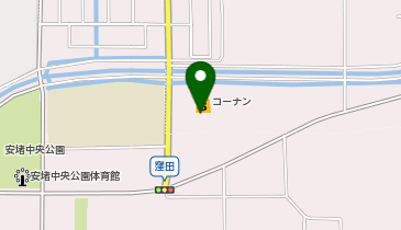 コーナン安堵店の地図画像