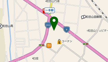 コーナン和田山一本柳店の地図画像