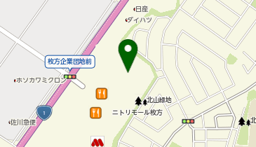 コーナンニトリモール枚方店の地図画像