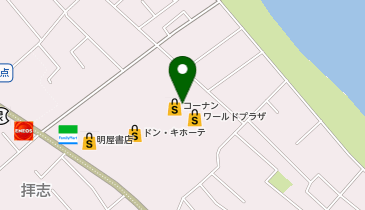コーナン今治ワールドプラザ店の地図画像
