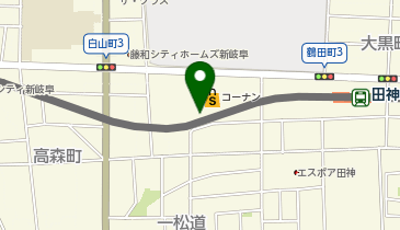 コーナン岐阜店の地図画像