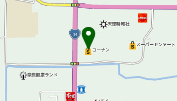 コーナン天理店の地図画像