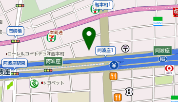 コーナン西本町店の地図画像