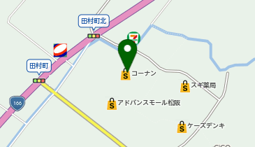 コーナンアドバンスモール松阪店の地図画像