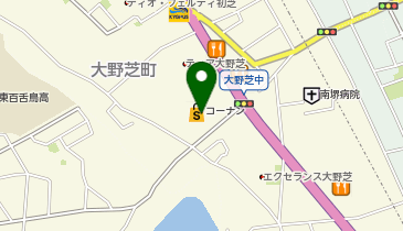 コーナン大野芝店の地図画像