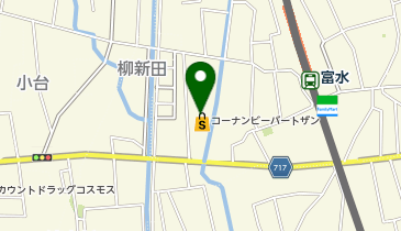 コーナンビーバートザン富水店の地図画像