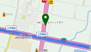 コーナン上天神中央通店の地図画像