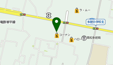 コーナン多肥店の地図画像