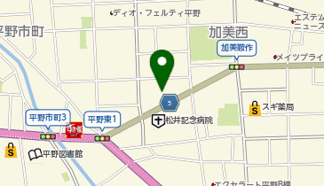 コーナンPRO平野店の地図画像