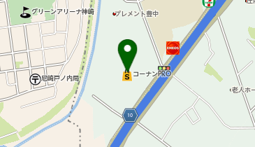 コーナンPRO豊中庄本店の地図画像