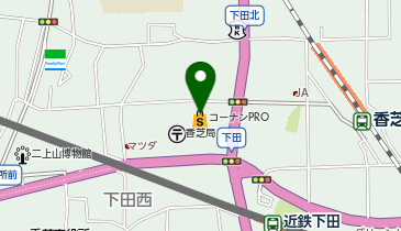コーナンPRO香芝店の地図画像