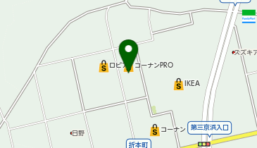 コーナンPRO港北インター店の地図画像