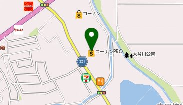コーナンPRO八幡一ノ坪店の地図画像