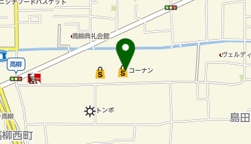 コーナンPRO高柳店の地図画像