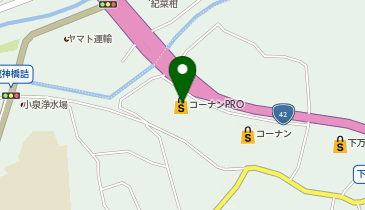 コーナンPRO田辺店の地図画像