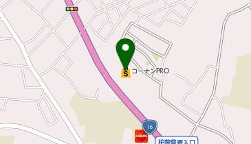 コーナンPRO柏松ケ崎店の地図画像