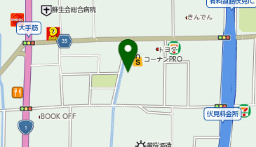 コーナンPRO伏見下鳥羽店の地図画像